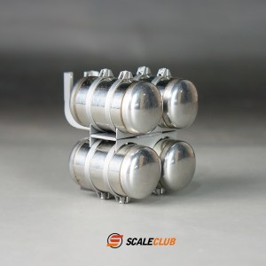 1:14 SCALECLUB Stainless Steel Air Tank Cluster