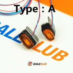 1:14 SCALECLUB Marker Light Pair ( Orange )