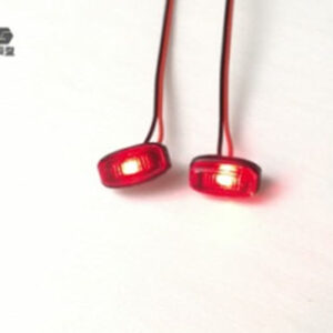 1:14 Marker Light Oval Pair ( Red )