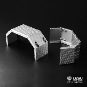 1:14 LESU Single Axle Chequerplate Wings ( Square ) ( LS20160901-A-2 )