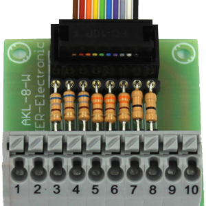 BEIER AKL-8-W Terminal Block for SFR-1 & LM-IR-16-4 (RESISTORS)